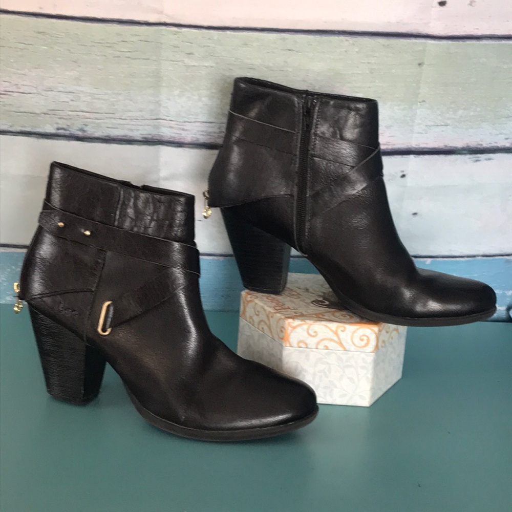 B.O.C Womens Richardson Leather Ankle Boots sz 10 - Picture 2 of 11